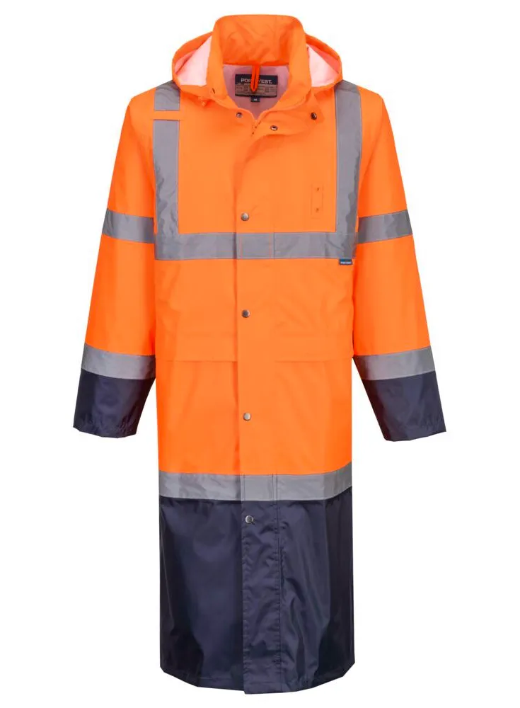 High Vis Orange/Marineblau