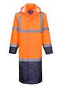 Portwest Contrast Raincoat 122cm H446 Hi-Vis Vorschaubild
