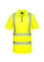Portwest KX3 Polo Korte Mouw met Rits KX302 Hi-Vis Vorschaubild
