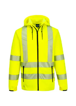 Portwest KX3 sweat à capuche sportive zippée KX303 Hi-Vis thumbnail (vignette)