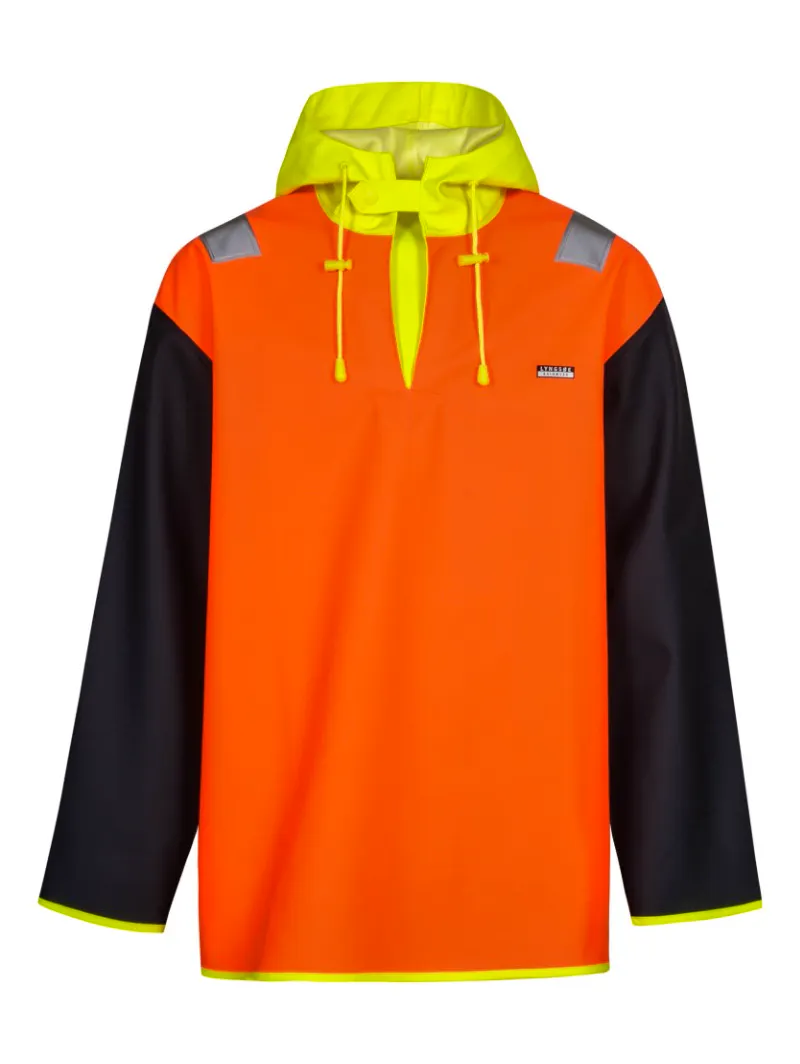 High Vis Orange/Marineblau