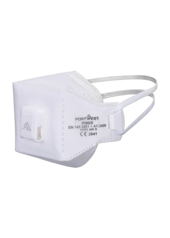 Portwest Eagle Pro FFP3 Dolomite Gevouwen Masker (pk 10) P393
