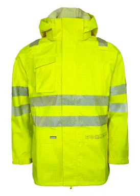 Lyngsoe Multinorm Hi-Vis Winter Jacket in Heavy Tear-Resistant Quality ARC-LR11955 Brandvertragend
