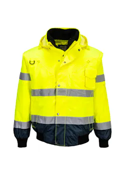 Portwest Hi-Vis Contrast Bomber Werkjas miniatuur