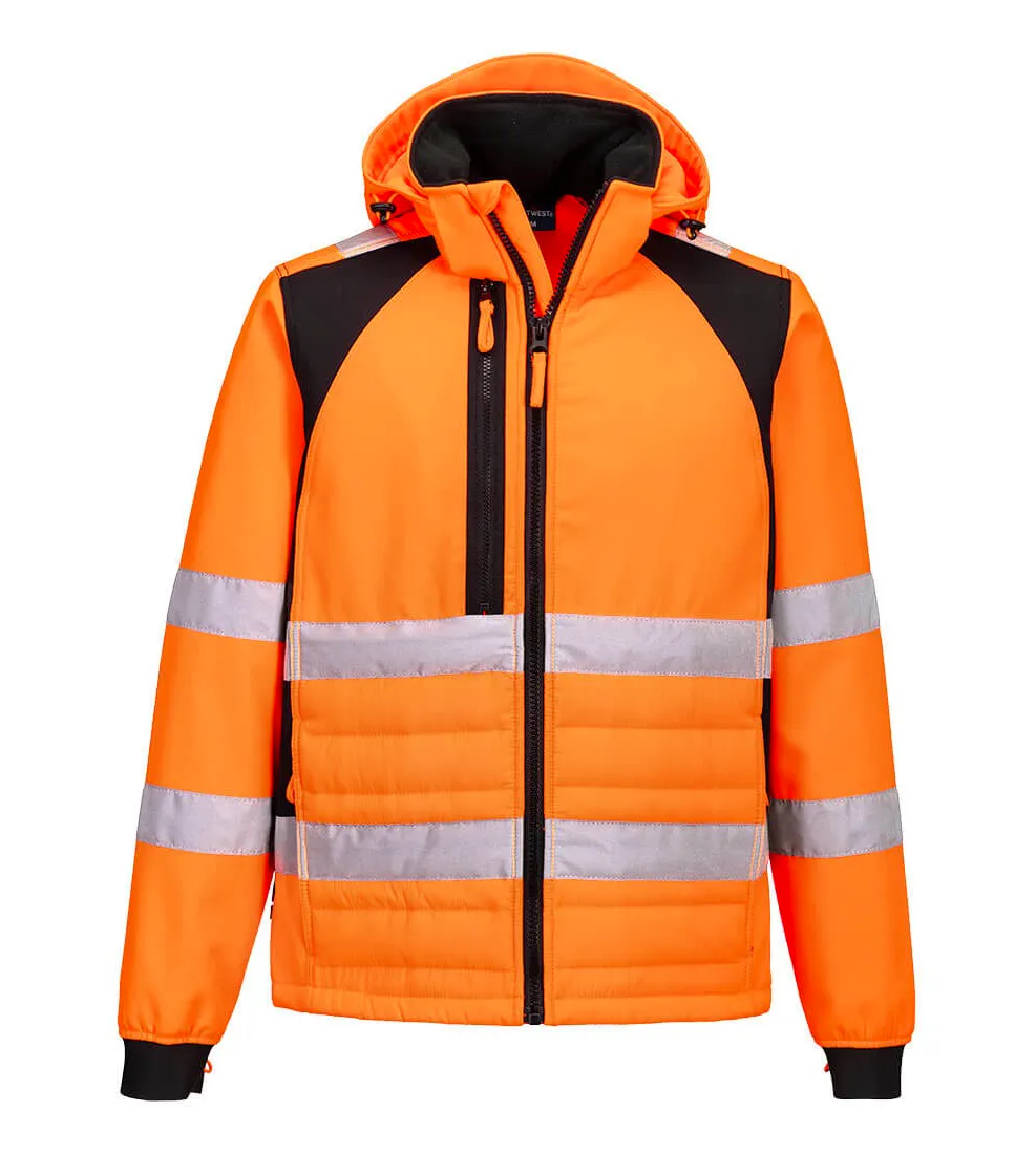 Hohe Sichtbarkeit Orange/Schwarz