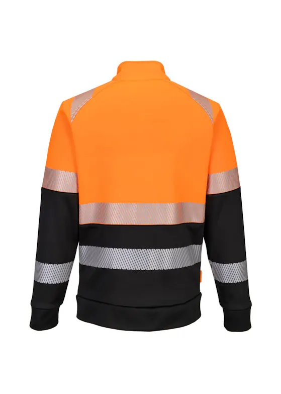 Portwest DX4 Sweatshirt met Rits Klasse 1 DX490 Hi-Vis