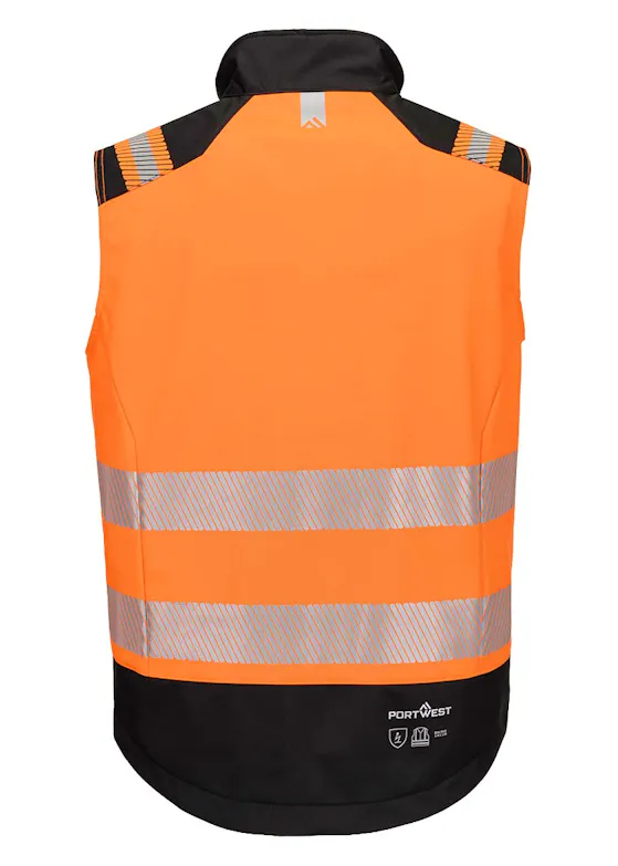 Portwest PW3 Modaflame Softshell Multi-Norm FR Gilet FR719 Hi-Vis