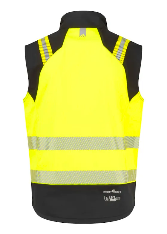 Portwest PW3 Modaflame Softshell Multi-Norm FR Gilet FR719 Hi-Vis