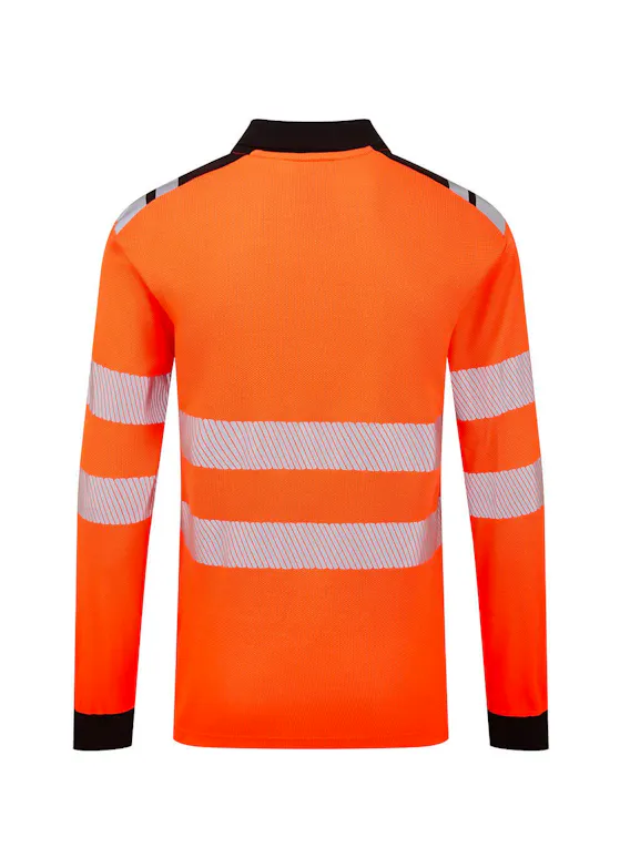 Portwest PW3 Modaflame Knit HVO Poloshirt met Lange Mouw FR734 Vlamvertragend