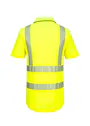 Portwest KX3 Polo Korte Mouw met Rits KX302 Hi-Vis Vorschaubild