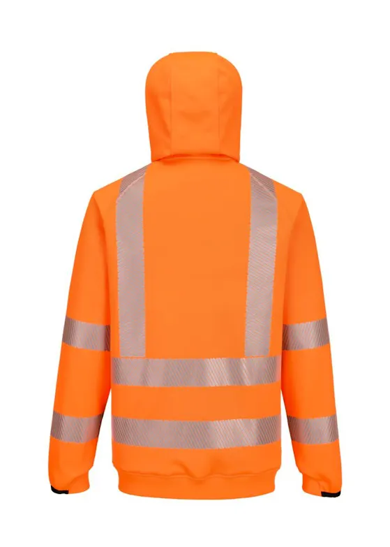 Portwest KX3 Sport Hoodie met Rits KX303 Hi-Vis