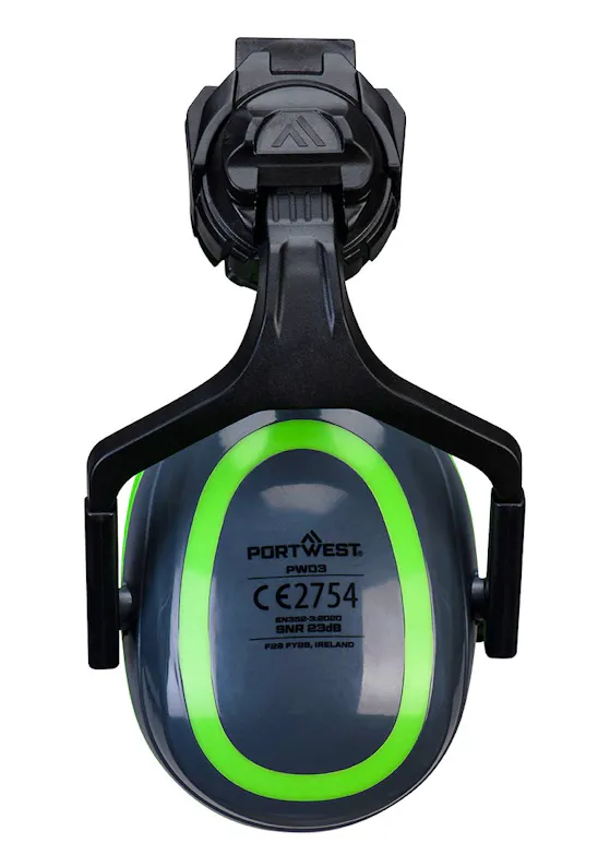 Portwest HV Extreme Oorbeschermers Laag Clip-On Metaalvrij PW03