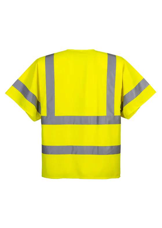 Portwest Vest met Rits en Halve Mouwen C372 Reflecterend