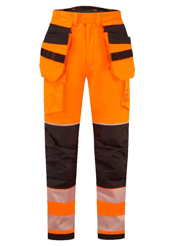 Portwest PW3 Vlamvertragende Modaflame Winterbroek met Holsterzakken FR427 Hi-Vis