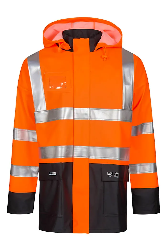 High Vis Oranje/Marineblauw