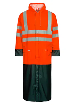 Lyngsoe LR8085 veste de pluie haute visibilité 135 cm imperméable coupe-vent thumbnail (vignette)