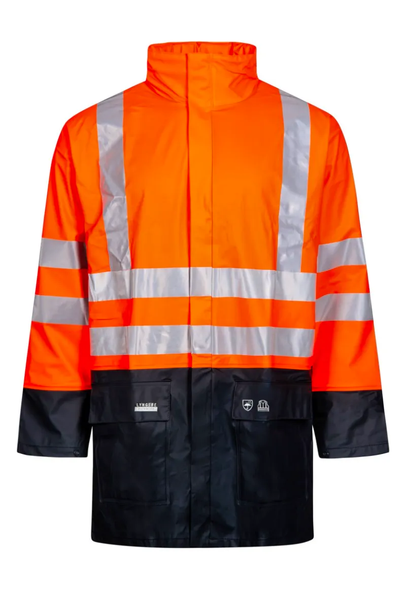High Vis Oranje/Marineblauw