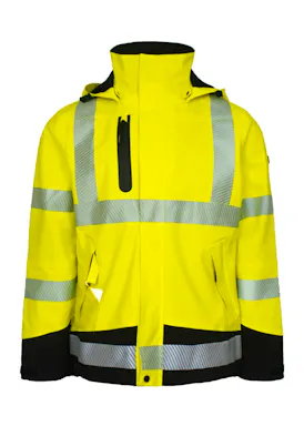 Lyngsoe 4WS-5057 Shelljack 4-Way Stretch Hi-Vis Winddicht Waterdicht Dames