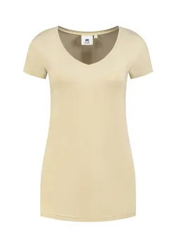Lemon & Soda 1262 T-shirt Body Fit Dames miniatuur