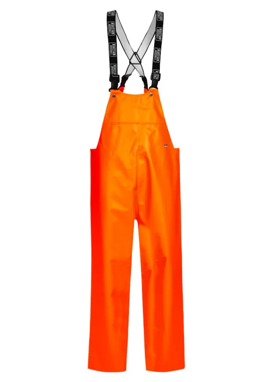 Lyngsoe Bib'n'Brace Trousers in Extra Strong PVC Quality LR446 Waterdicht