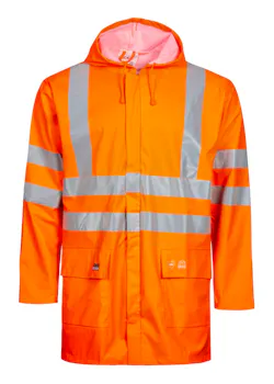 Lyngsoe Veste de pluie haute visibilité en qualité PU LR55