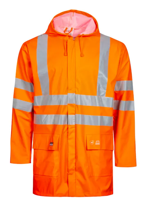 Lyngsoe Veste de pluie haute visibilité en qualité PU LR55