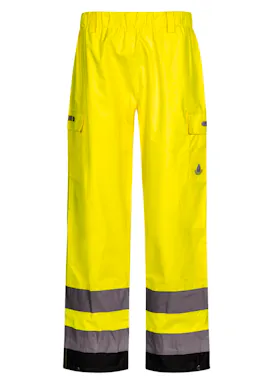 Lyngsoe Breathable Hi-Vis Shell Trousers in Lightweight and Tear-Resistant Quality FOX6052 Reflecterend