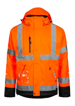 Lyngsoe FOX9097 veste d’hiver respirante imperméable coupe-vent réfléchissante