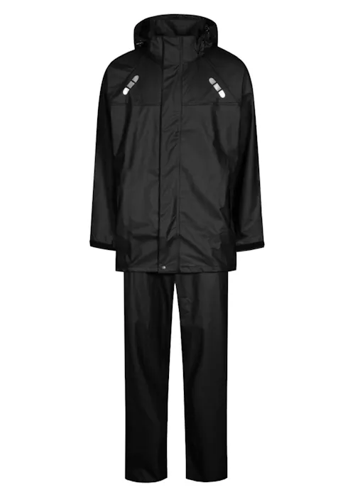 Ensemble de pluie Lyngsoe avec veste et pantalon en qualité PU LR1330 imperméable