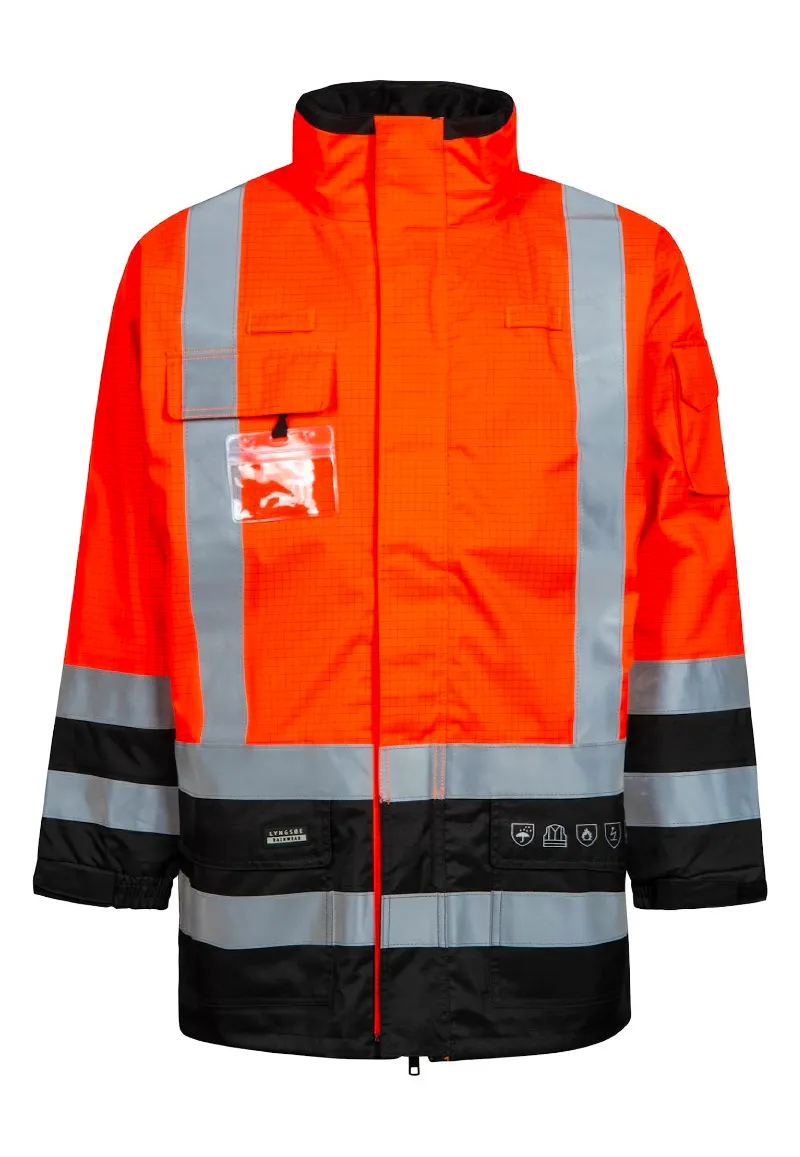Hohe Sichtbarkeit Orange/Schwarz