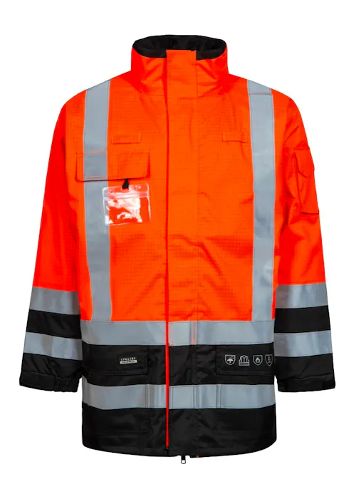 Lyngsoe FR-LR11055 Winterjack Hi-Vis Brandvertragend Waterdicht Winddicht