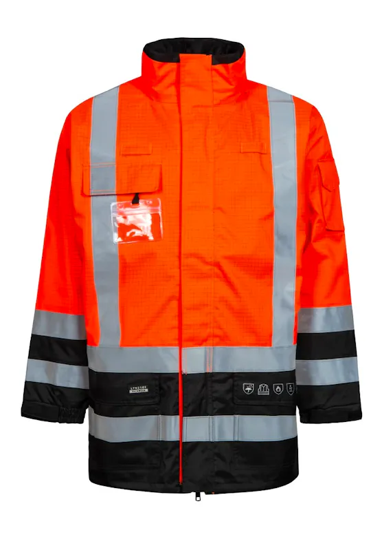 Lyngsoe Winterjacke Hi-Vis, flammhemmend, wasserdicht, winddicht
