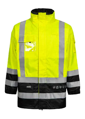 Lyngsoe FR-LR11055 Winterjack Hi-Vis Brandvertragend Waterdicht Winddicht