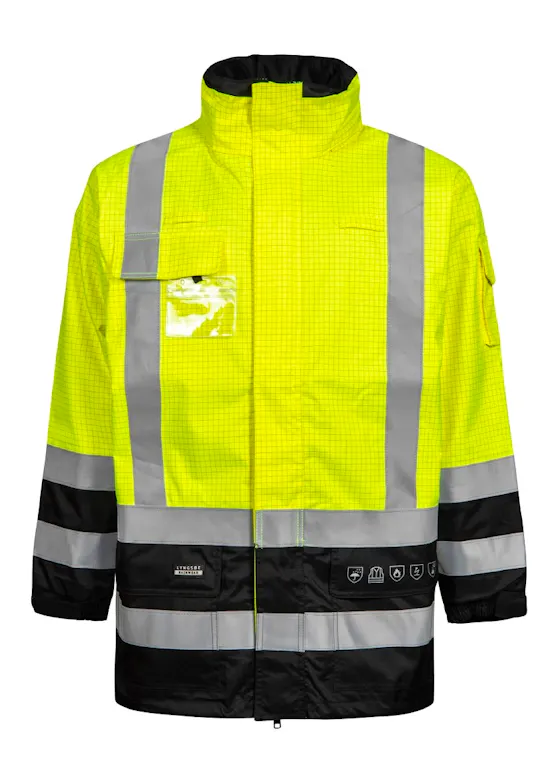 Lyngsoe Winterjacke Hi-Vis, flammhemmend, wasserdicht, winddicht