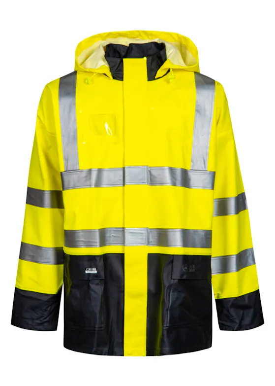 Lyngsoe LR9015 Regenjack Hi-Vis Waterdicht Winddicht