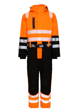 Lyngsoe 4-Way Stretch Hi-Vis Winter Coverall in Breathable and Durable Quality 4WS-5033 Reflecterend