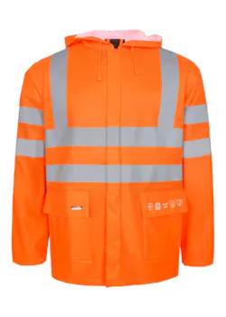 Lyngsoe FR-LR55 Regenjack Hi-Vis Brandvertragend Dames