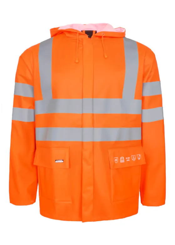 Lyngsoe FR-LR55 Regenjacke Hi-Vis, flammenhemmend, für Damen