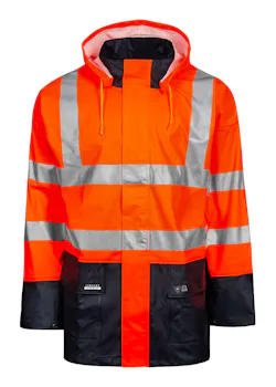 Lyngsoe LR37 veste de pluie haute visibilité imperméable coupe-vent