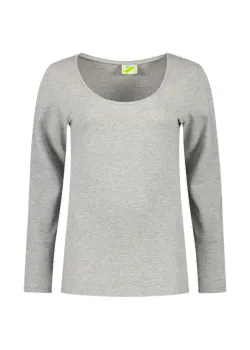 Lemon & Soda 1267 Longsleeve Body Fit Dames miniatuur