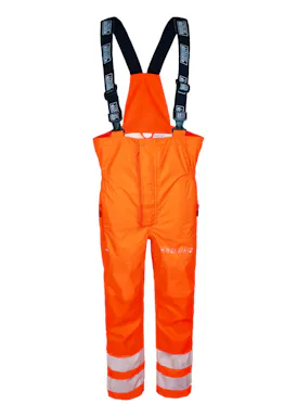 Lyngsoe Multinorm Hi-Vis Latzhose in schwerer, reißfester Qualität — ARC-LR19059, flammenhemmend