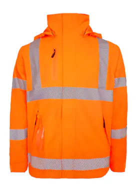Lyngsoe 4WS-5057 Shelljack 4-Way Stretch Hi-Vis Waterdicht Winddicht