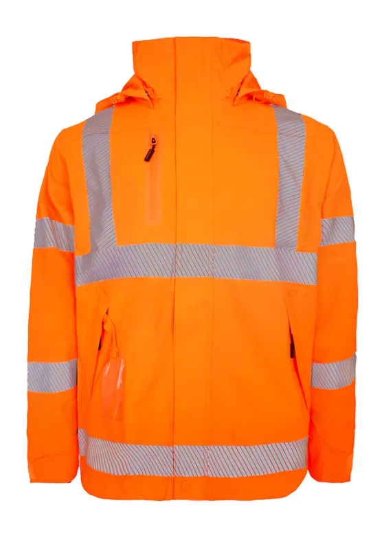 Lyngsoe 4WS-5057 Shelljack 4-Way Stretch Hi-Vis Waterdicht Winddicht