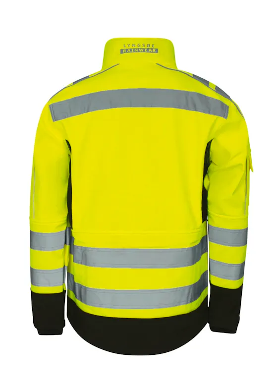 Lyngsoe 99990 Softshell Jacket Breathable Hi-Vis Waterdicht Winddicht