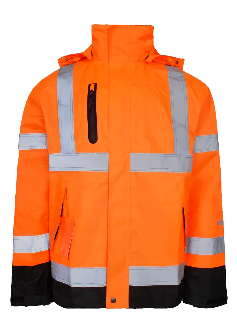 Hohe Sichtbarkeit Orange/Schwarz