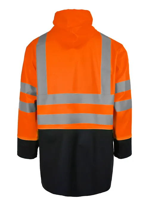 Lyngsoe FR-LR6055 Regenjack Hi-Vis Brandvertragend Waterdicht Winddicht