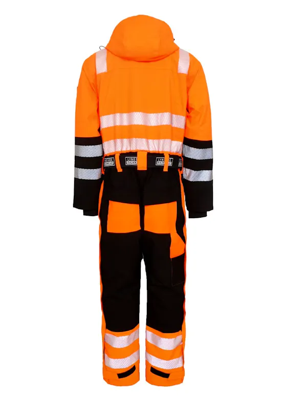 Lyngsoe 4-Way Stretch Hi-Vis Winter Coverall in Breathable and Durable Quality 4WS-5033 Reflecterend