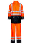 High Vis Oranje/Marineblauw