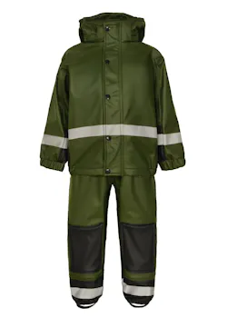 Lyngsoe F1552-KID Ensemble de pluie imperméable coupe-vent réfléchissant