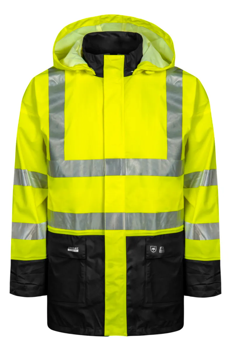 High Vis Gelb/Marineblau